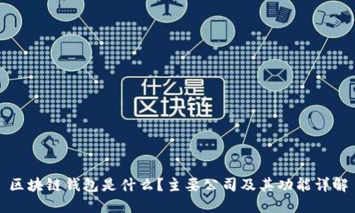 区块链钱包是什么？主要公司及其功能详解